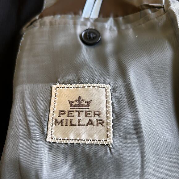 Peter Millar Men’s Blazer/Jacket Wool Two Button Sport Coat 46T Made in Canada - Picture 10 of 15